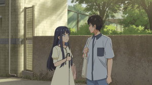 Toumei na Yoru ni Kakeru Kimi to, Me ni Mienai Koi wo Shita. Episodio 2