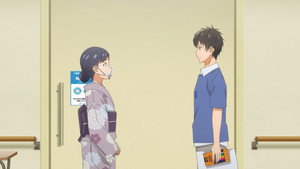 Toumei na Yoru ni Kakeru Kimi to, Me ni Mienai Koi wo Shita. Episodio 9